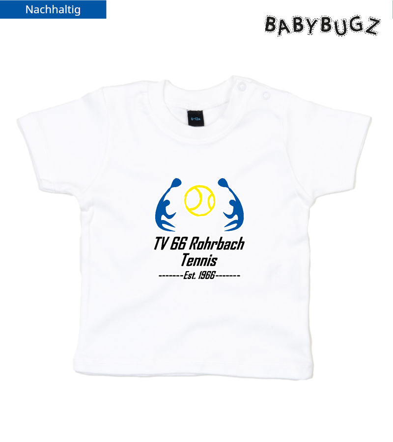 Babybugz Baby T-Shirt White "Anton"