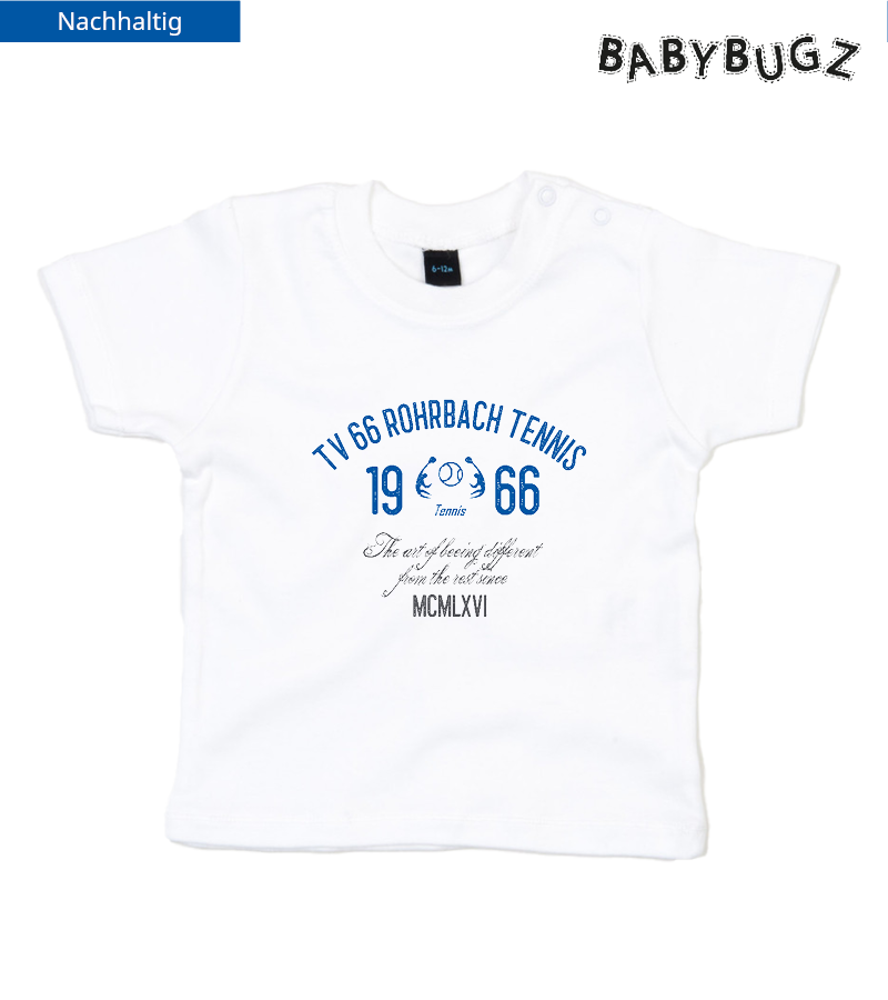 Babybugz Baby T-Shirt White "Isack"