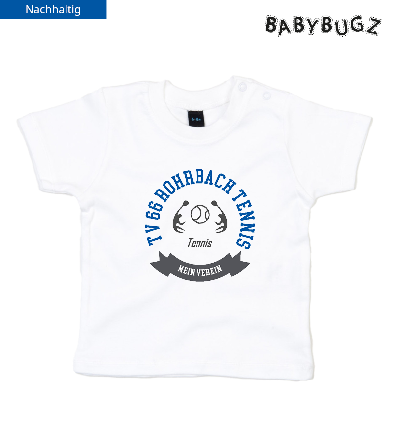 Babybugz Baby T-Shirt White "Bono"