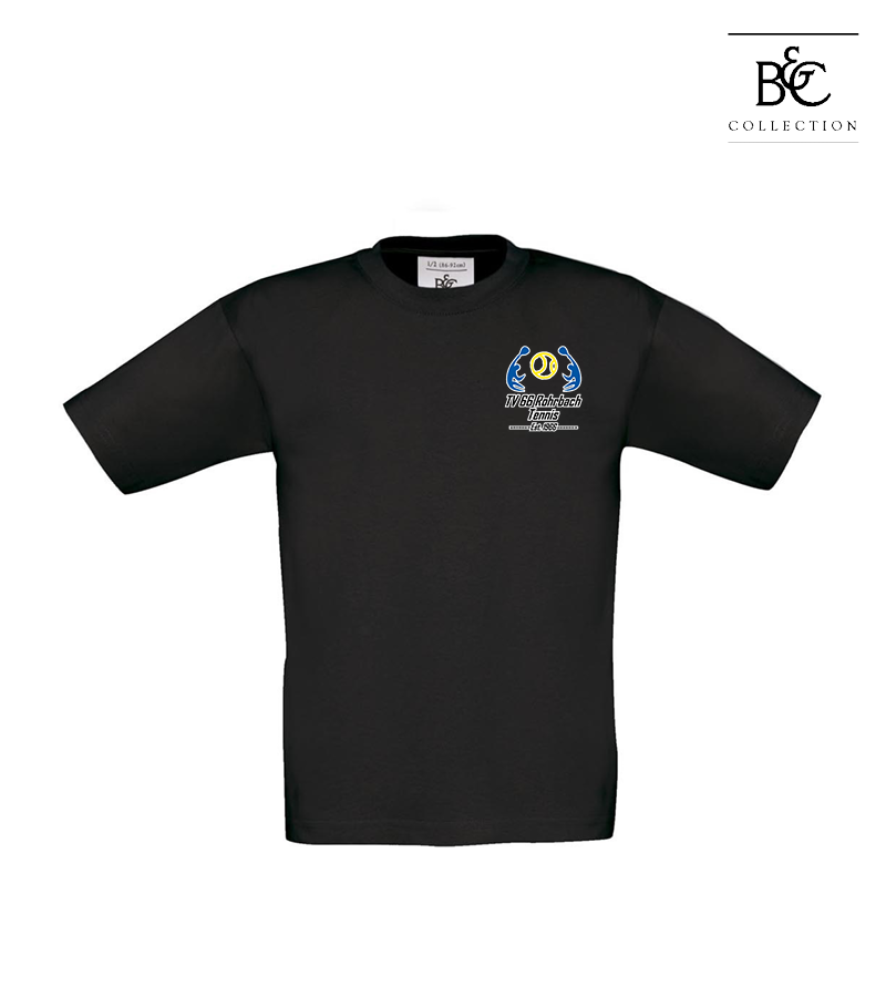 B&C Kinder T-Shirt Black "Anton"