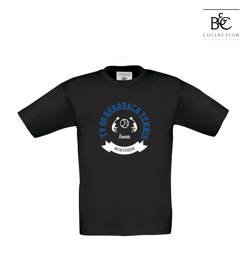 B&C Kinder T-Shirt Black "Bono"