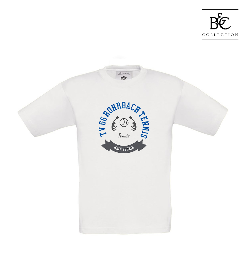 B&C Kinder T-Shirt White "Bono"