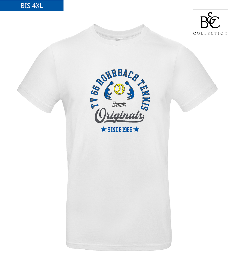 B&C Herren T-Shirt White "Jacob"