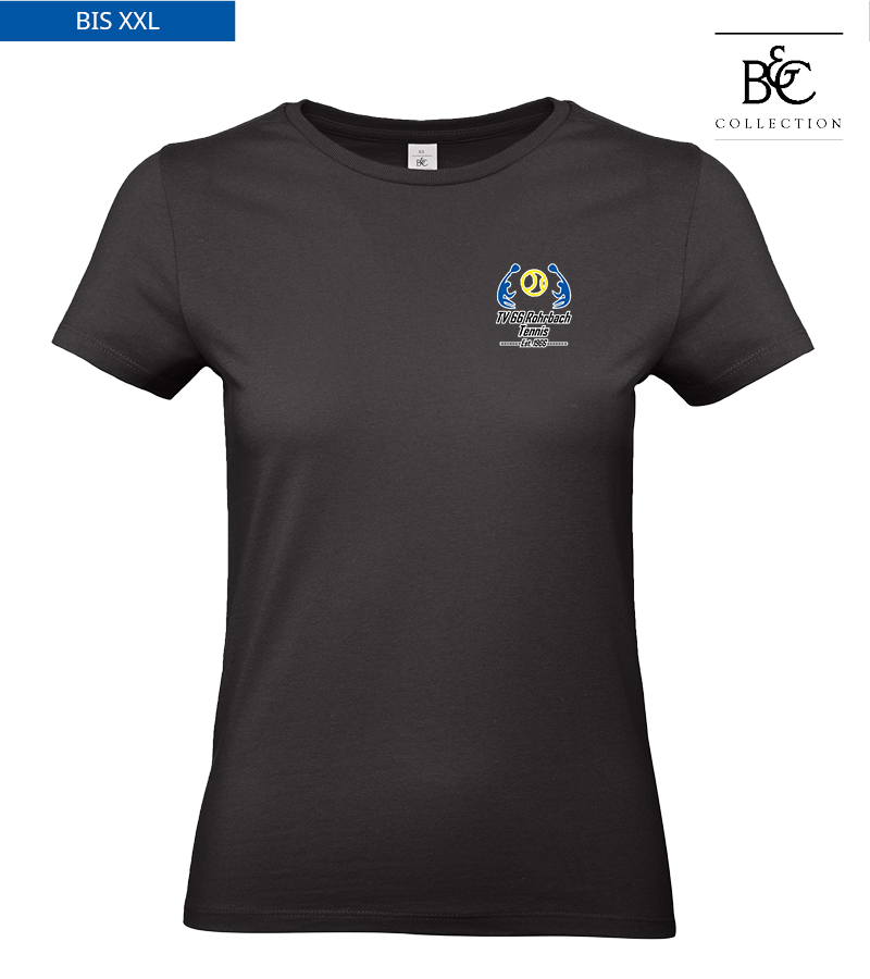 B&C Damen T-Shirt Black "Anton"