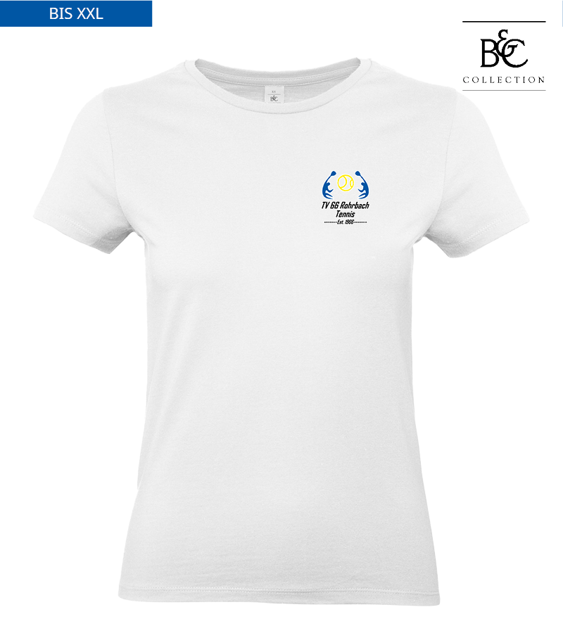 B&C Damen T-Shirt White "Anton"