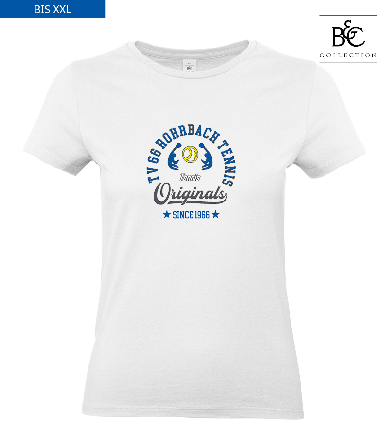 B&C Damen T-Shirt White "Jacob"