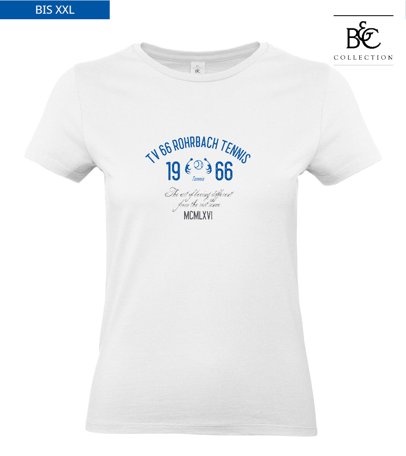 B&C Damen T-Shirt White "Isack"
