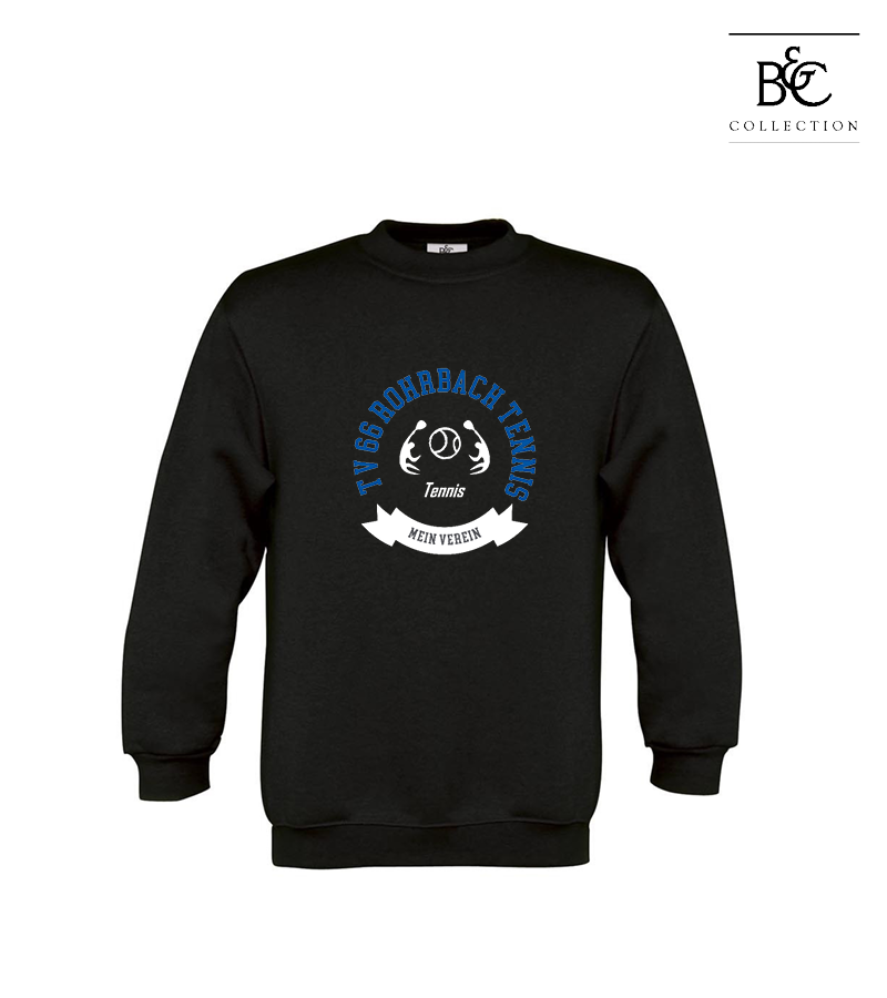 B&C Kinder Sweatshirt Black "Bono"