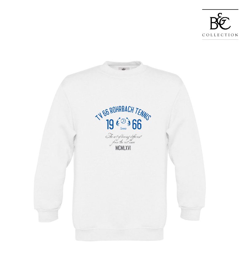 B&C Kinder Sweatshirt White "Isack"
