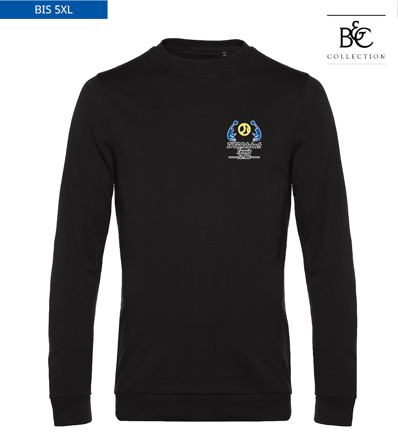 B&C Herren Sweatshirt Black Pure "Anton"