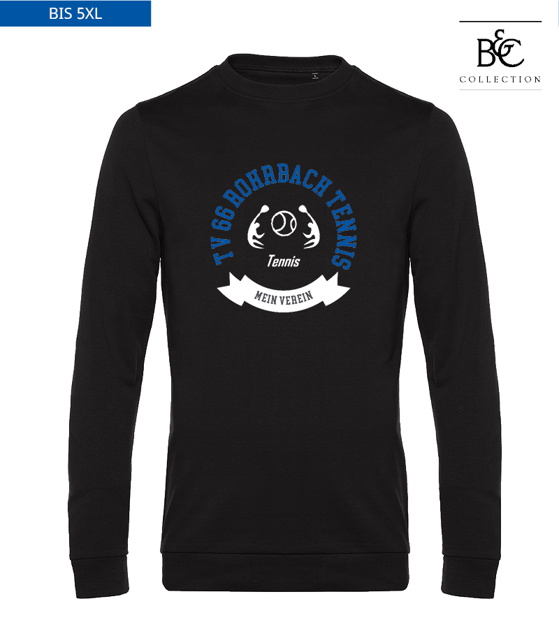 B&C Herren Sweatshirt Black Pure "Bono"