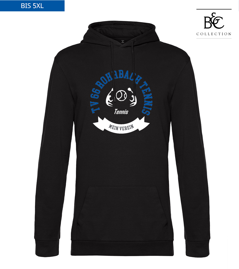 B&C Herren Hoodie Black Pure "Bono"