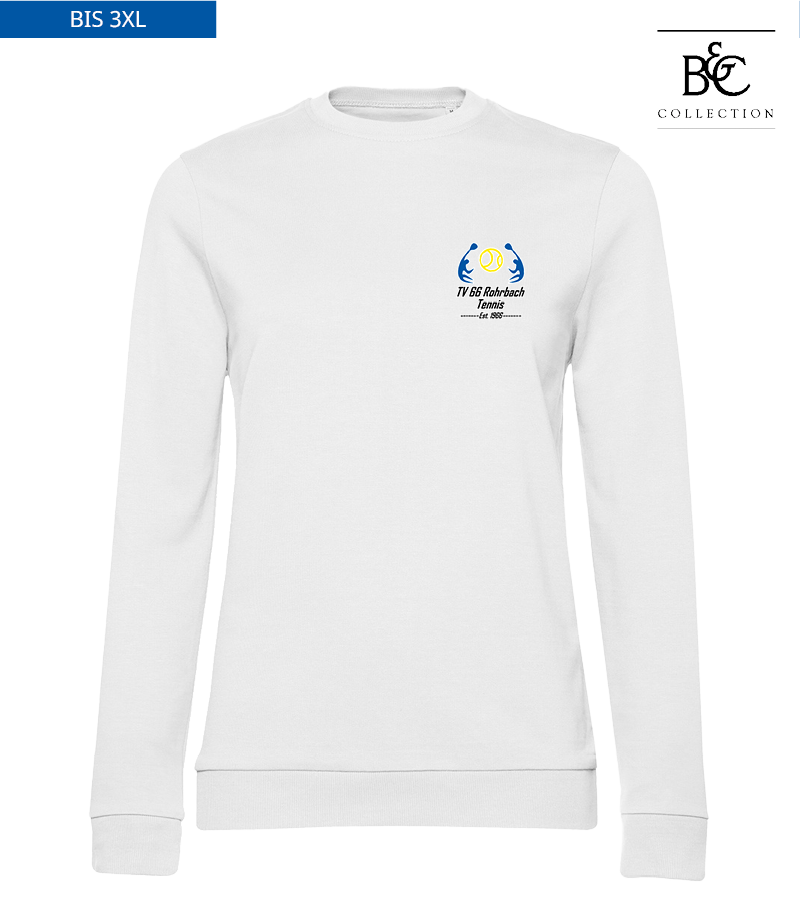 B&C Damen Sweatshirt White "Anton"