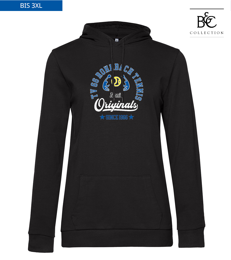 B&C Damen Hoodie Black Pure "Jacob"