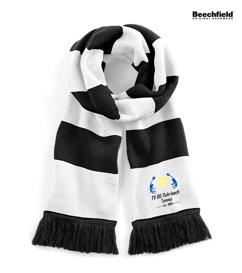 Beechfield Schal Black White "Uwe"