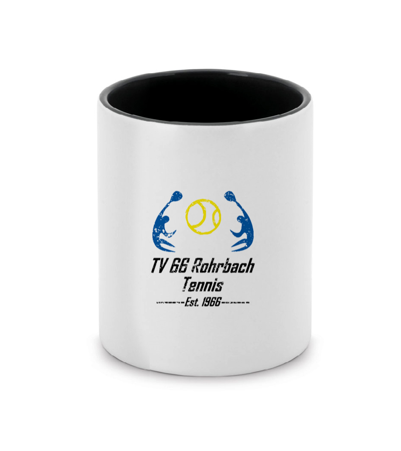 Keramiktasse TwoTone Black "Uwe" A