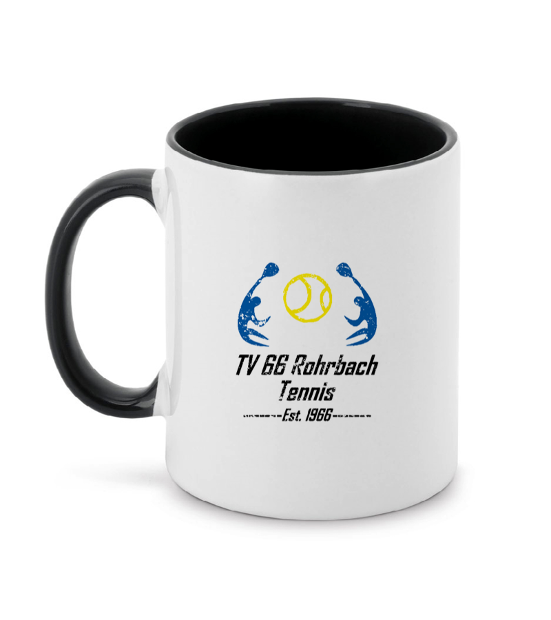 Keramiktasse TwoTone Black "Uwe" B