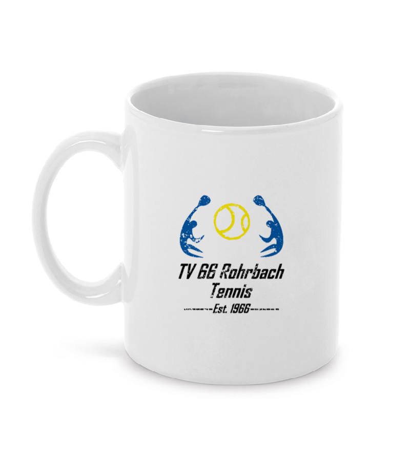 Keramiktasse White "Uwe" B