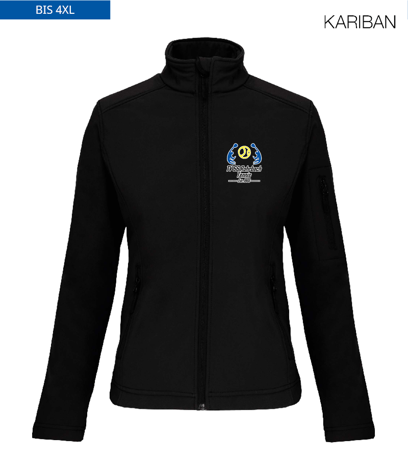 Kariban Damen Softshelljacke Black "Anton"