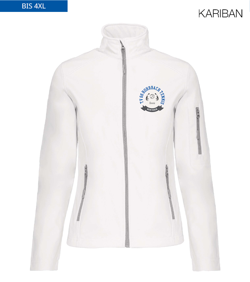Kariban Damen Softshelljacke White "Bono"