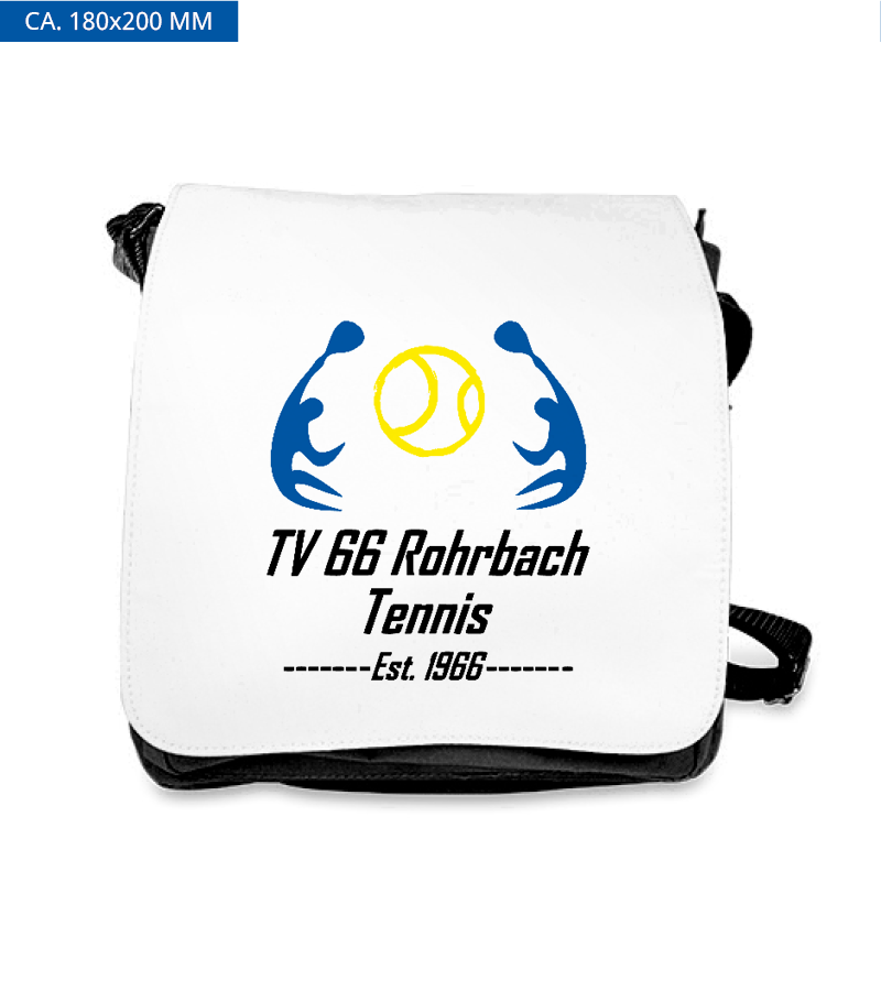 Schultertasche S Black "Anton"