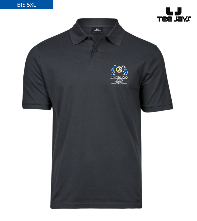 Tee Jays Herren Heavy Polo-Shirt Dark Grey "Anton"