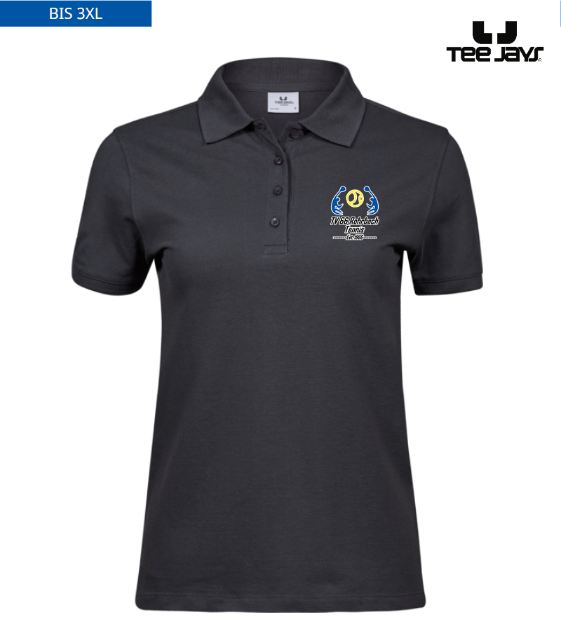 Tee Jays Damen Heavy Polo-Shirt Dark Grey "Anton"